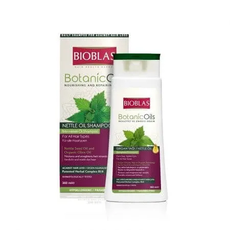 Sampon pentru par Botanics Oils Nettle, 360 ml, Bioblas — preț și oferte