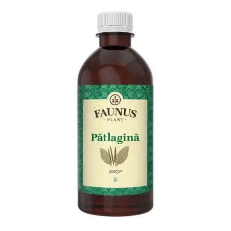 Sirop de patlagina, 500 ml, Faunus FAUNUS PLANT — preț și oferte