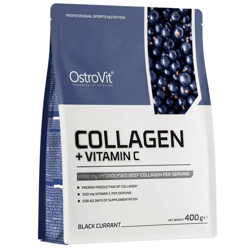 Colagen + Vitamina C Coacaze, 400 g, OstroVit — preț și oferte