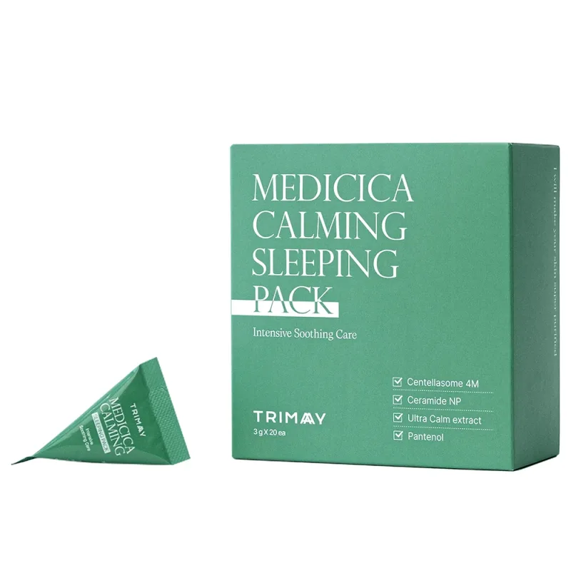 Pachet Masti Noapte pentru Calmarea Tenului, Medicica Calming, Trimay, 3 g x 20 buc — preț și oferte
