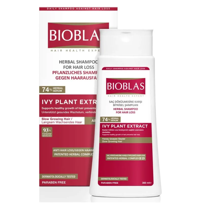 Sampon anticadere Ivy + Phytosterol, 360 ml, Bioblas — preț și oferte