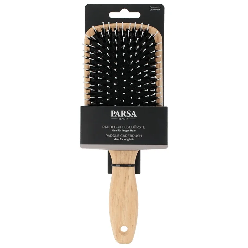 Perie pentru par din lemn si cauciuc Paddle, 1 bucata, Parsa Parsa Beauty — preț și oferte