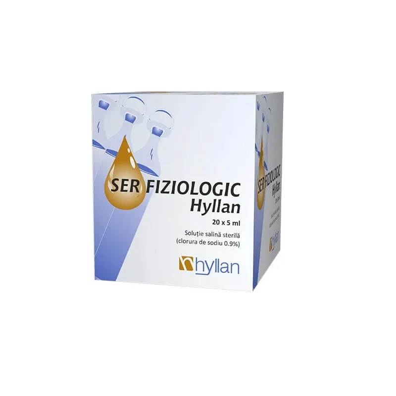 Ser Fiziologic, 20x5 ml, Hyllan HYLLAN PHARMA — preț și oferte