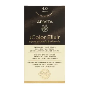 Vopsea pentru par My Color Elixir, nuanta 4.0, Apivita