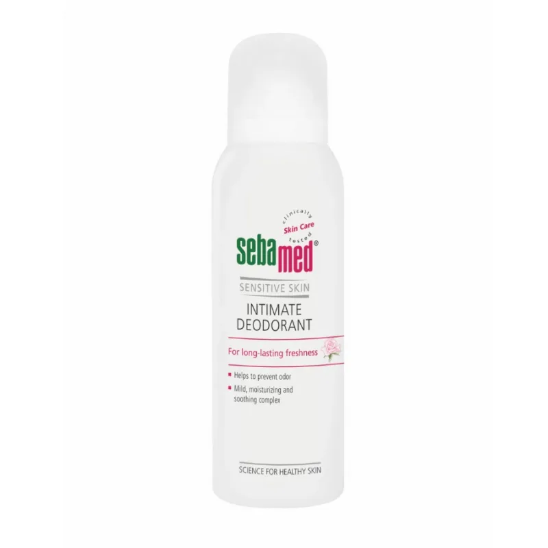 Deodorant pentru igiena intima Sensitive Skin, 125 ml, Sebamed — preț și oferte