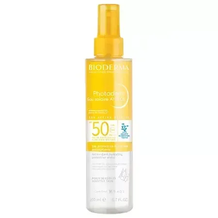 Apa cu protectie solara SPF 50 pentru piele sensibila Photoderm Anti-Ox, 200 ml, Bioderma — preț și oferte