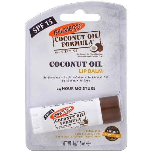Balsam hidratant de buze cu ulei de cocos SPF 15, 4 g, Palmer's — preț și oferte