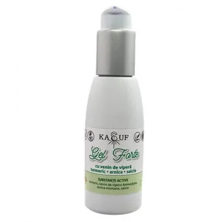Gel Forte cu turmeric, arnica, salcie si venin de vipera, 100 ml, Kasuf — preț și oferte