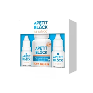 Pachet Apetit Block Sinetrol 30 capsule + 2x15 ml, Empire Expert Pharma