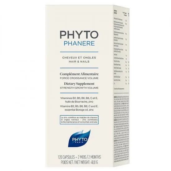Supliment pentru par si unghii Phytophanere, 120 capsule, Phyto — preț și oferte