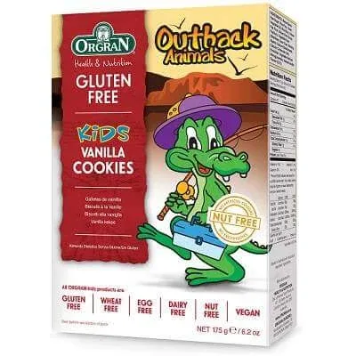 Fursecuri cu vanilie animalute fara gluten, 175 g, Orgran — preț și oferte