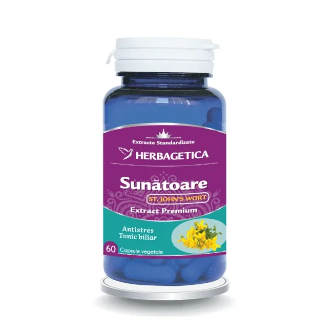 Herbagetica Sunătoare St. John´Wort x 60cps — preț și oferte