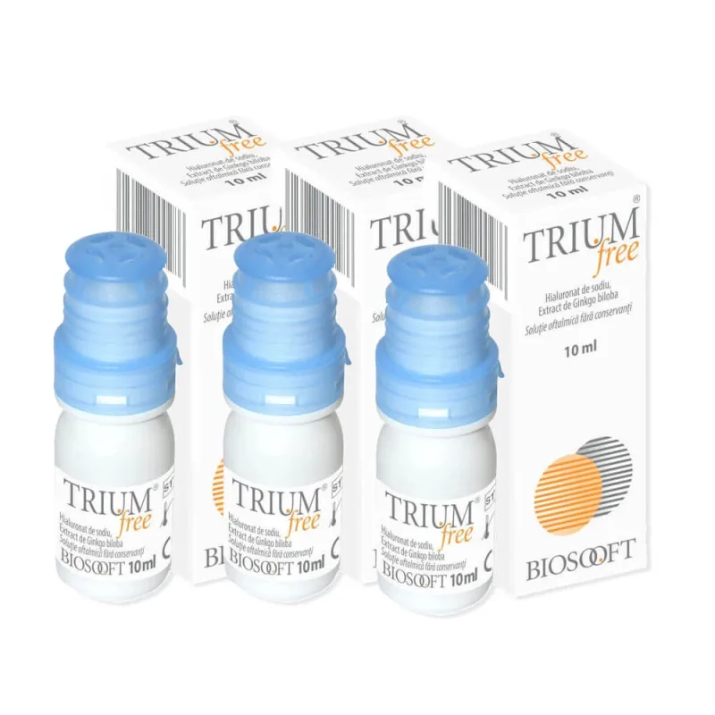 Trium free picături, 3 х 10 ml, Biosooft Italia — preț și oferte