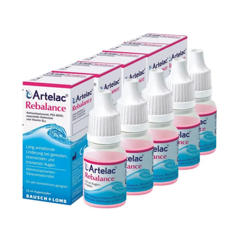 Artelac Rebalance Picaturi oftalmice, 5x10 ml, Bauch&Lomb BAUSCH & LOMB — preț și oferte