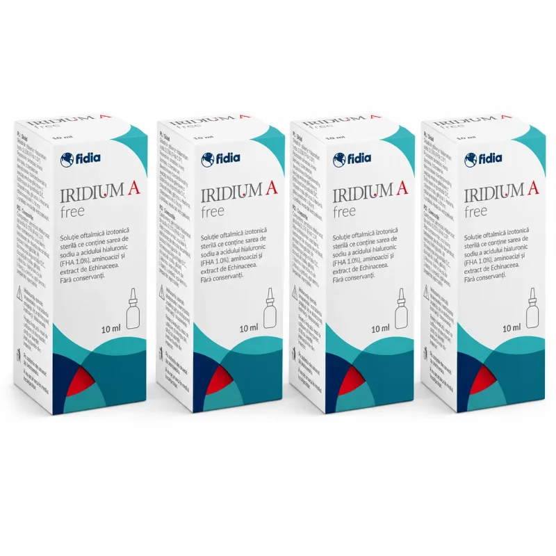 Iridium A Free soluție oftalmică, 4х10 ml, BioSoft Italia BIOSOOFT — preț și oferte