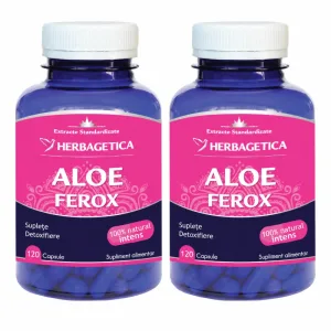 Aloe Ferox, 2x120 capsule, Herbagetica