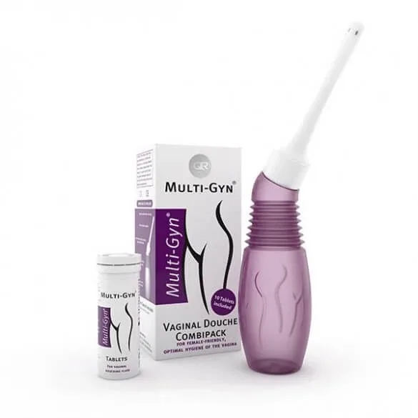 Irigător vaginal și tablete efervescente pentru igiena vaginală Multi-Gyn, Bioclin — preț și oferte