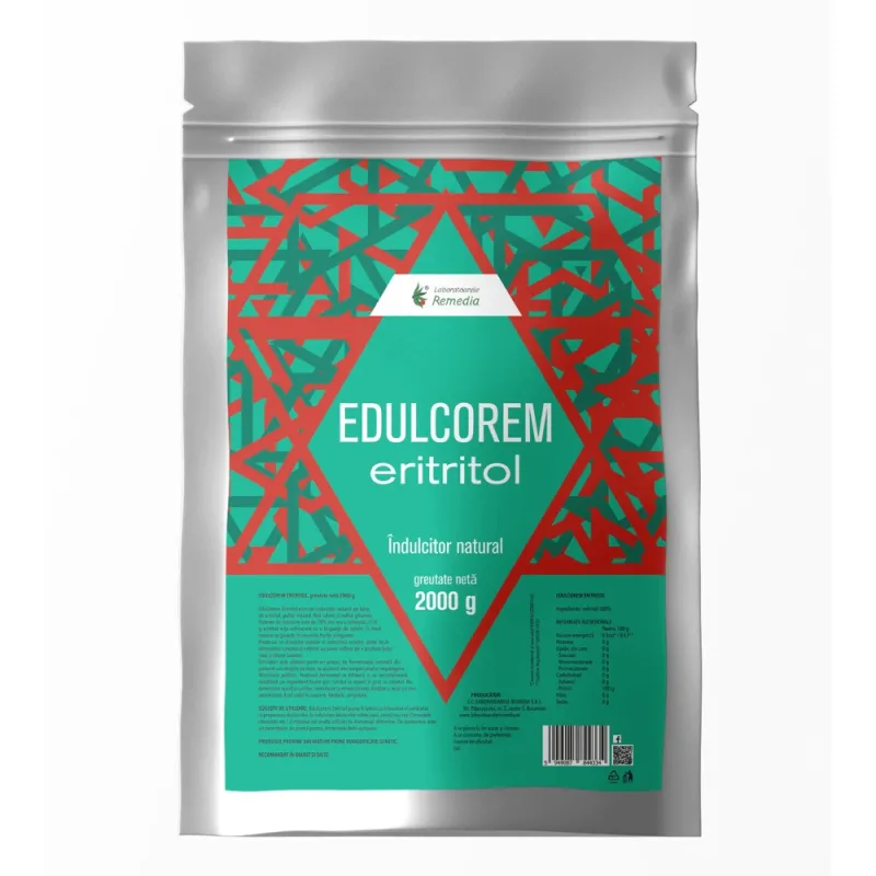 Edulocrem Eritriol, 2000 g, Remedia Laboratoarele Remedia — preț și oferte