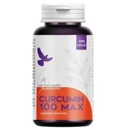 Curcumin 100 Max, 60 capsule, Bionovativ — preț și oferte