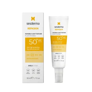Fluid invizibil pentru fata cu protectie solara SPF 50 Repaskin, 50 ml, Sesderma
