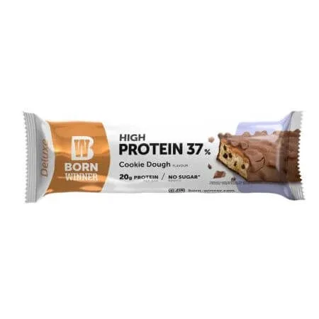 Baton proteic cu aluat de biscuiti Deluxe, 55 g, Born Winner — preț și oferte