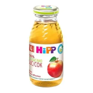 Suc Bio de mere, +4 luni, 200 ml, Hipp