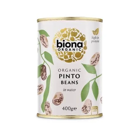 Fasole Pinto Bio la conserva, 400 g, Biona — preț și oferte