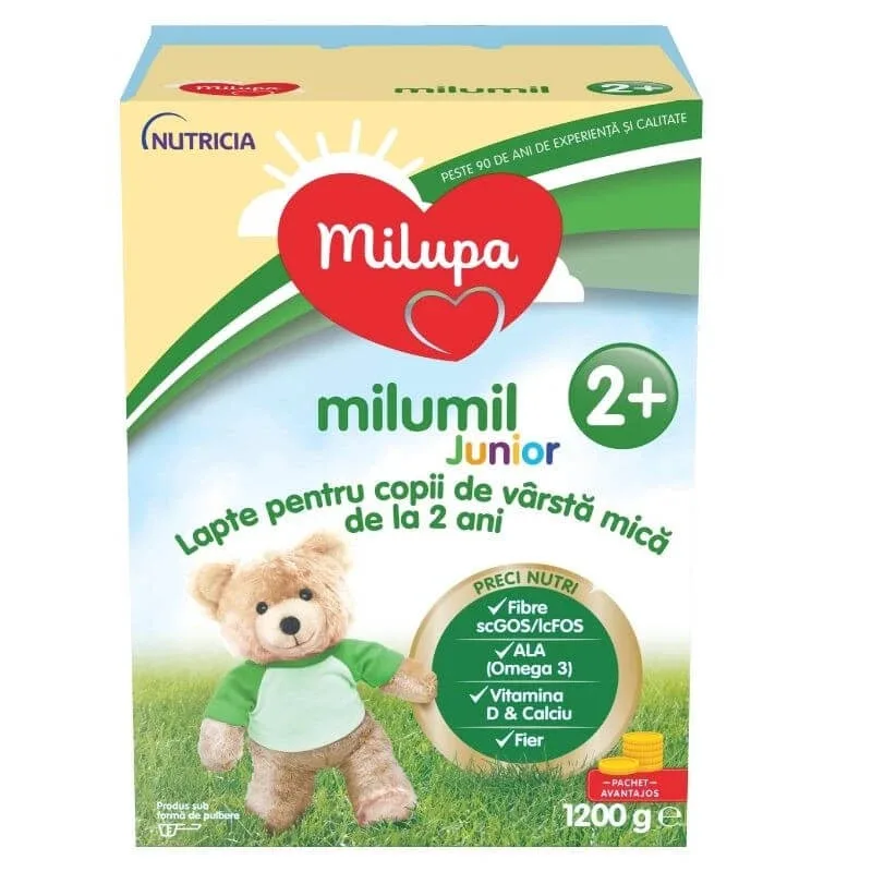 Milumil junior 2+ x 1200 g MILUPA — preț și oferte