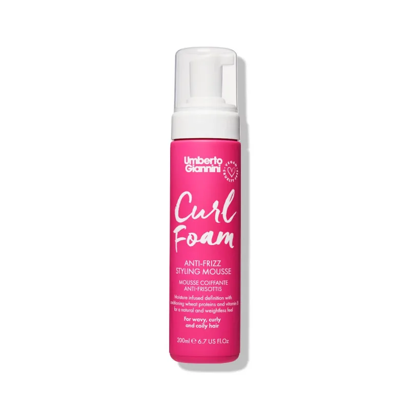 Umberto Giannini Spumă modelatoare anti-frizz pentru păr creț, 200 ml — preț și oferte