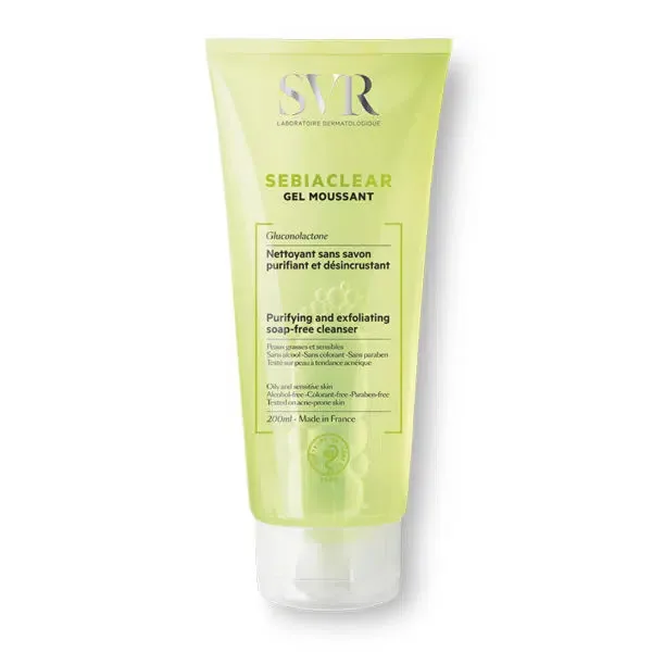 Gel spumant de curatare Sebiaclear, 200 ml, Svr — preț și oferte