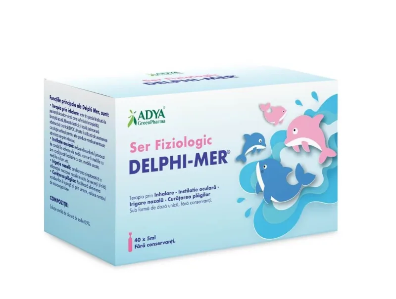 Delphi - Mer Ser Fiziologic 40 FioleX 5ml, Adya Green Adya GreenPharma — preț și oferte