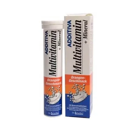 Multivitamine si minerale Additiva, 20 comprimate efervescente, Dr. Scheffler — preț și oferte