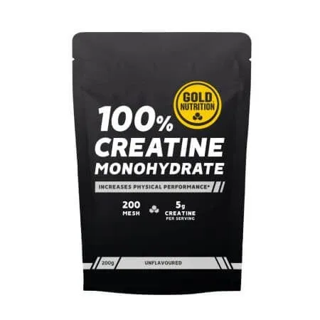 Creatina monohidrata fara aroma, 200 g, Gold Nutrition — preț și oferte