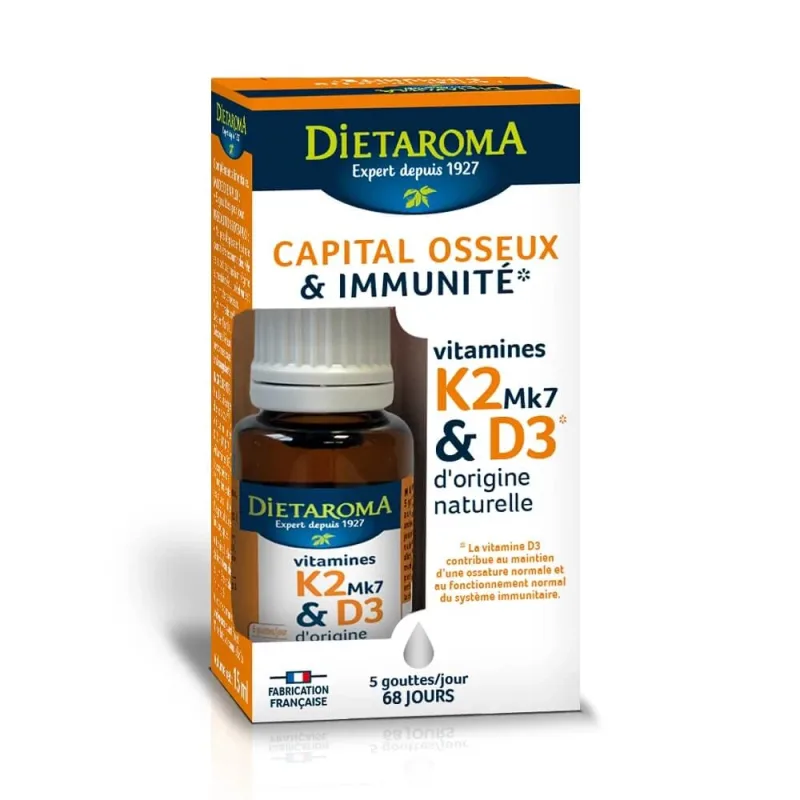 Vitamina K2 si D3, 15 ml, Laboratoires Dietaroma — preț și oferte