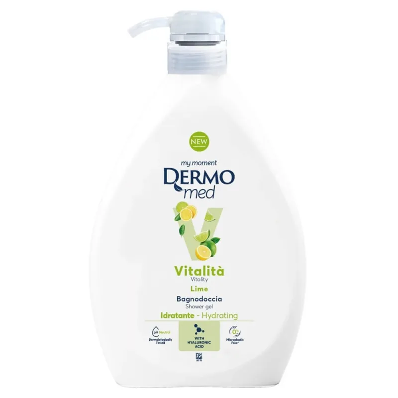 Gel de dus cu lime Vitalita, 1000 ml, Dermomed — preț și oferte