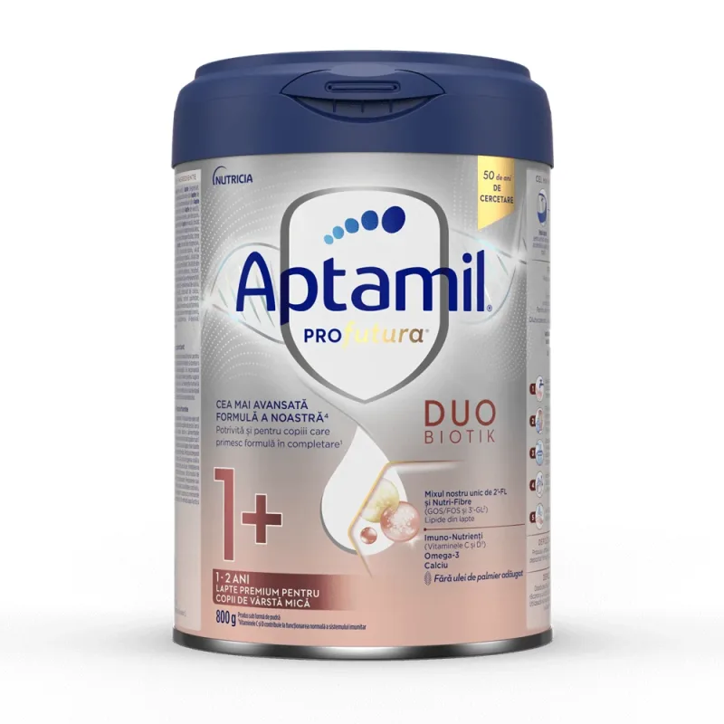 Aptamil ProFutura DuoBiotik 1+ 1-2 ani, 800 g, Nutricia — preț și oferte