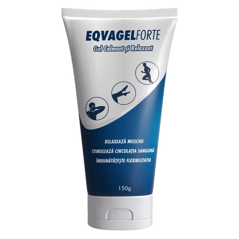 Gel antiinflamator Eqvagel Forte, 150 g, Pasteur  — preț și oferte