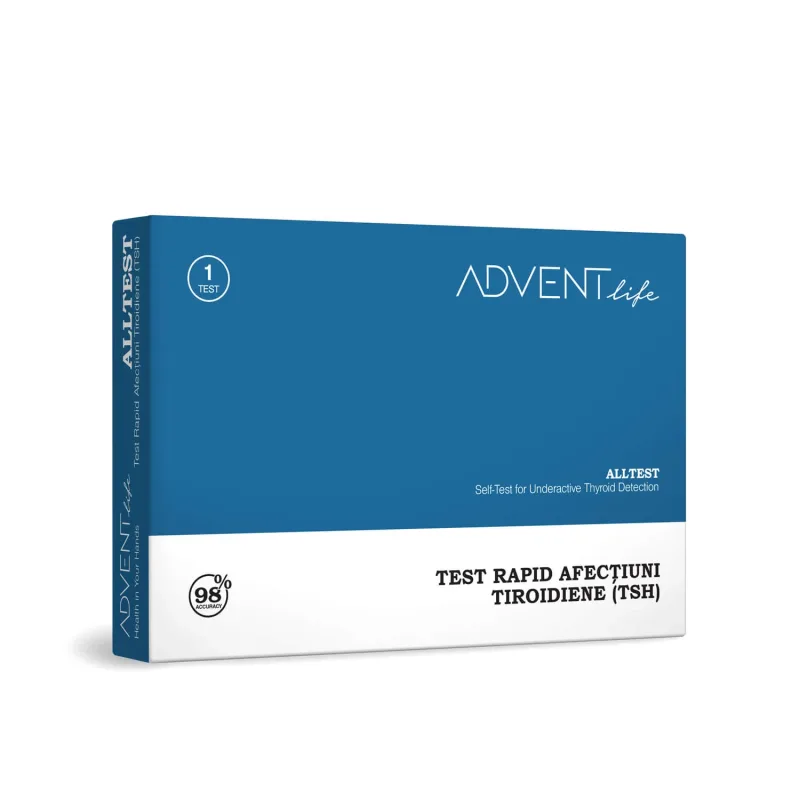 Test rapid afectiuni ale tiroidei (TSH), 1 bucata, Advent Life — preț și oferte