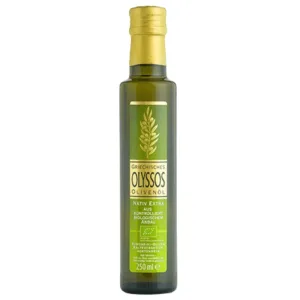 Ulei de masline bio extravirgin Olyssos, 250 ml, Botzakis