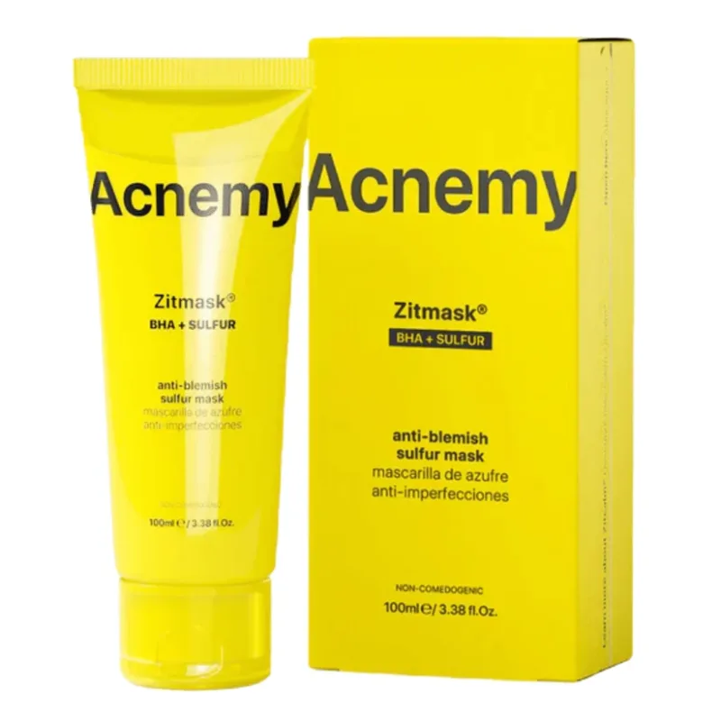 Masca de fata cu BHA si sulf pentru semne post-acneice Zitmask, 100 ml, Acnemy — preț și oferte