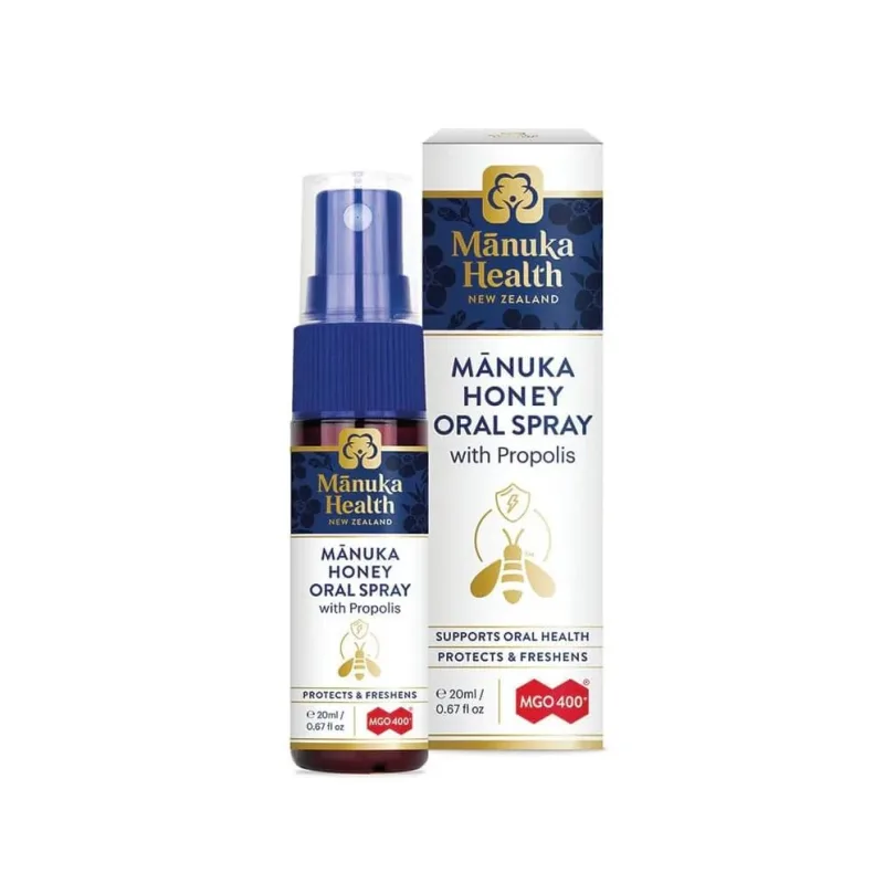 Spray oral cu miere de Manuka MGO 400 si propolis, 20 ml, Apiland — preț și oferte