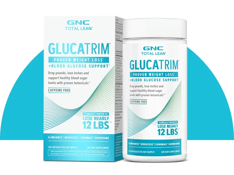 Formulă avansată pentru slăbit GlucaTrim Total Lean, 120 capsule, GNC  — preț și oferte