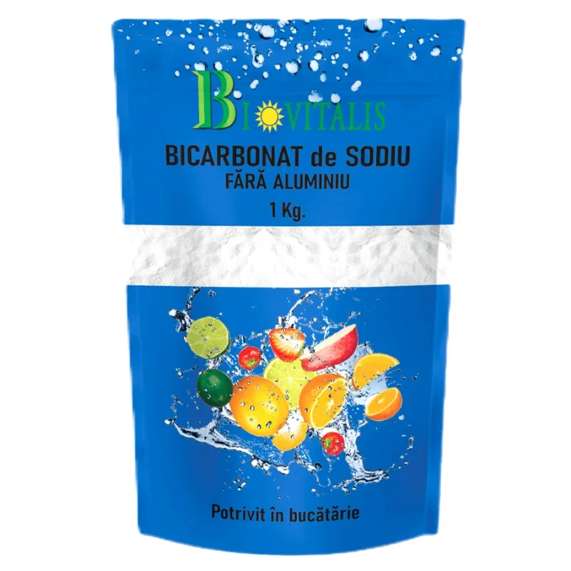 Bicarbonat de sodiu, 1000 g, Biovitalis — preț și oferte