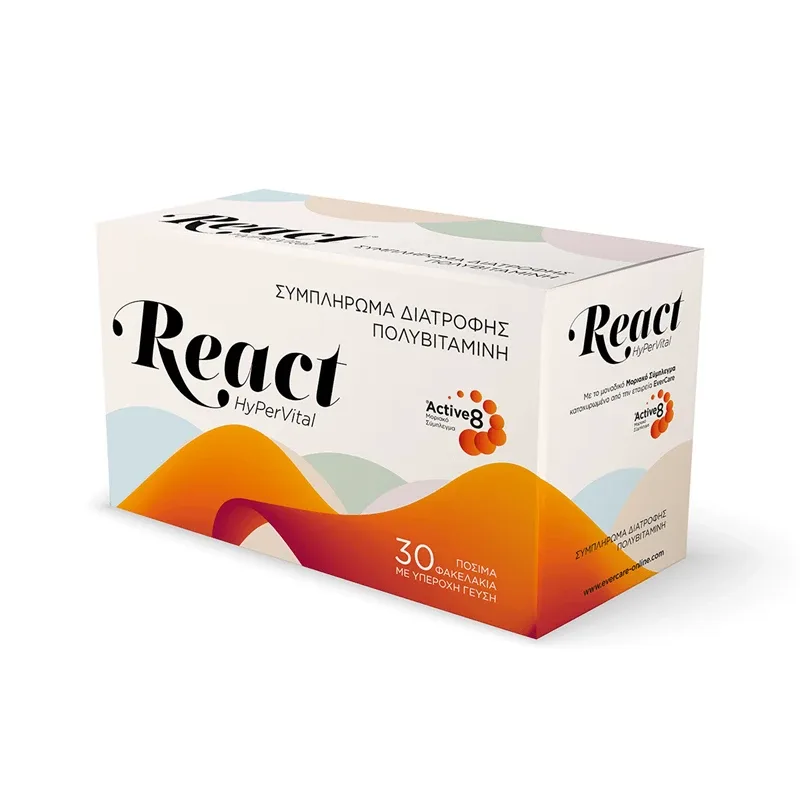 React HyPerVital, 30 plicuri X 10 ml, EverCare — preț și oferte