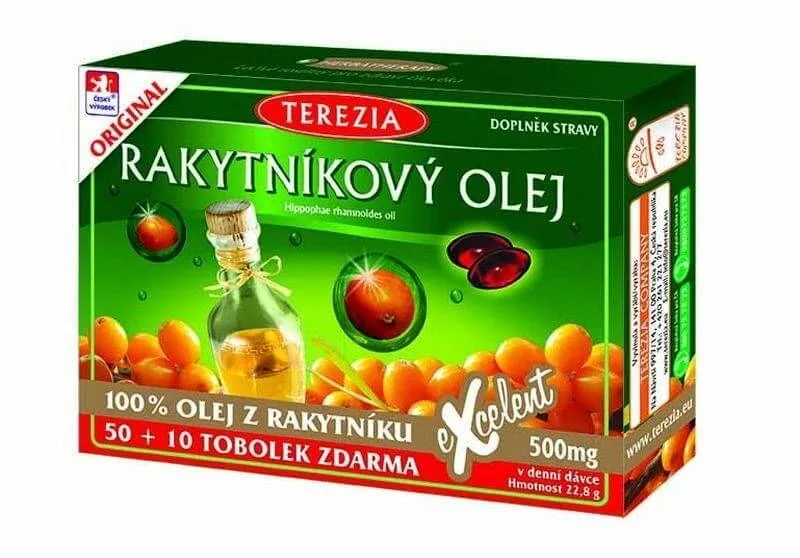 Terezia Ulei de cătină de mare 100%, 60 capsule — preț și oferte