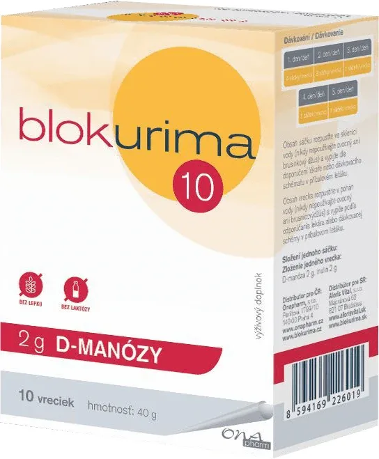 Blokurima 2 g D-MANOSE pliculețe 10 buc — preț și oferte