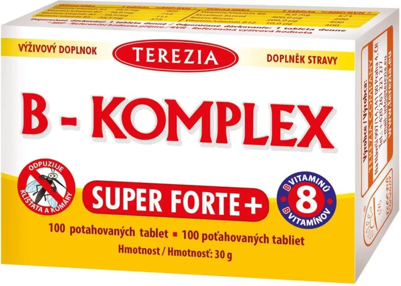 Therese B-Complex Super Forte+ 100 comprimate — preț și oferte