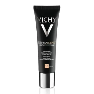 Fond de ten corector Dermablend imperfectiuni 3D, Nuanta 15, 30 ml, Vichy