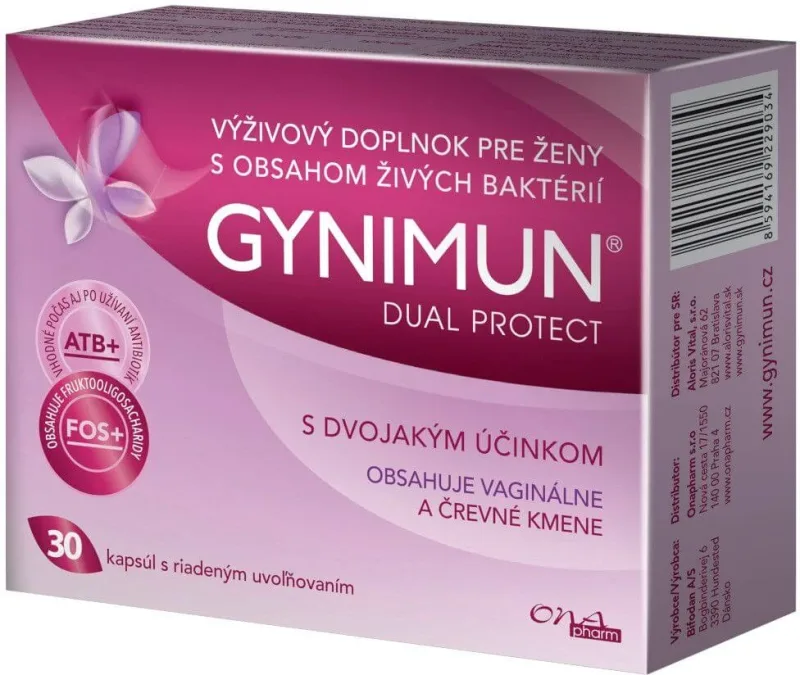 Gynimun DUAL PROTECT eliberare controlată 30 capsule — preț și oferte