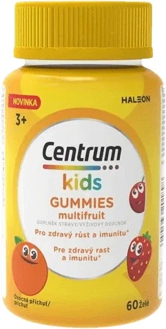 Centrum Kids Gummies multivitamine pentru copii jeleu multifruit 60 buc — preț și oferte